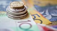 Stack of Australian dollars