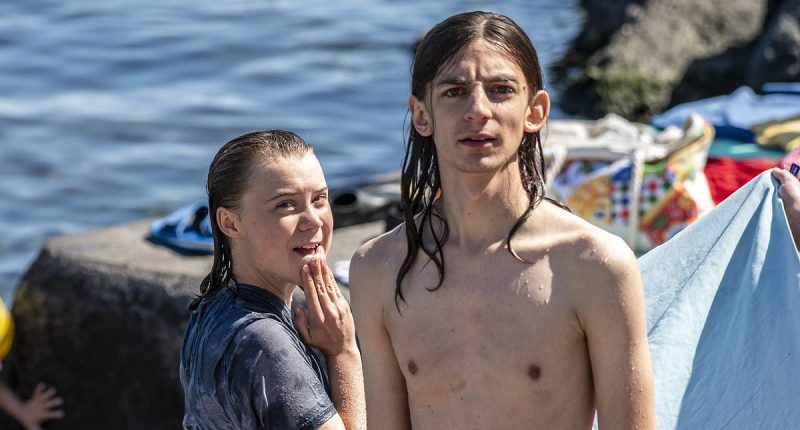 The long-haired ex-public schoolboy who's constantly by Greta's side