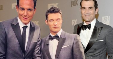 The three tuxedos! Ryan Seacrest left red-faced when interviewing Will