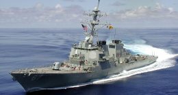 Third Navy destroyer heads to southern waters as administration strengthens maritime border security