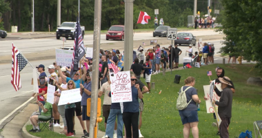 Thousands lined the streets for Augusta's No King's protest