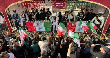 Thousands mourn top Iranian military commanders and scientists killed in Israeli strikes