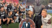 TikTok star Khaby Lame plays soccer in Brazil after US detention