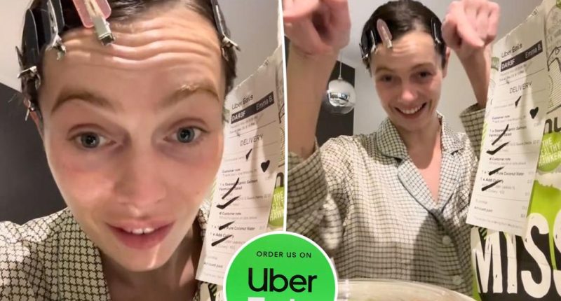 TikTok user Emma Kate Boyd shares how she gets free food on Uber Eats app
