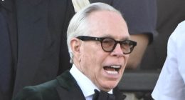 Tommy Hilfiger takes a TUMBLE at Bezos wedding