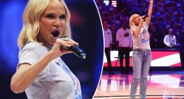 Tony Award winning actress Kristin Chenoweth slammed by NBA fans for Game 7 national anthem