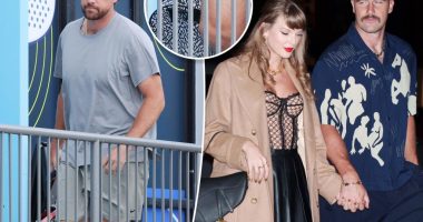 Travis Kelce gives nod to Taylor Swift with surprising item in gym bag