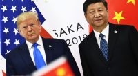 Photo of Donald Trump and Xi Jinping standing together.