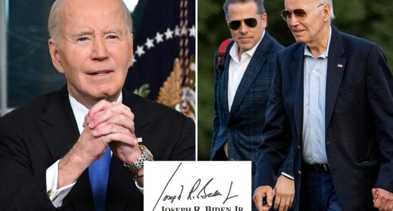 Trump's Justice Department examining pardons issued by Biden