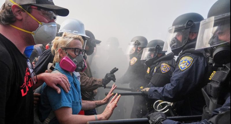 Trump's pardons of Jan. 6 rioters called into question amid LA protest crackdown