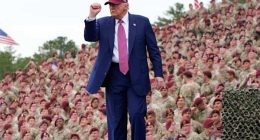Trump’s recent moves risk politicizing the military, which has long strived to stay above politics