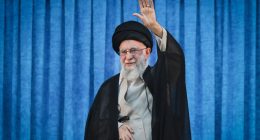 (FILES) A handout picture provided by the Iranian supreme leader Ayatollah Ali Khamenei's office shows him waving during a ceremony on the occasion of 36rd death anniversary of Ayatollah Ruhollah Khomeini, in Tehran on June 4, 2025. Israeli Prime Minister Benjamin Netanyahu told ABC News in an interview on June 16 that assassinating Iran's supreme leader would "end the conflict" between the two arch-foes. His comments were made when asked about reports that US President Donald Trump vetoed an Israeli plan to kill Khamenei out of concern it would intensify the Iran-Israel showdown. (Photo by KHAMENEI.IR / AFP) / === RESTRICTED TO EDITORIAL USE - MANDATORY CREDIT "AFP PHOTO / HO / KHAMENEI.IR" - NO MARKETING NO ADVERTISING CAMPAIGNS - DISTRIBUTED AS A SERVICE TO CLIENTS === (Photo by -/KHAMENEI.IR/AFP via Getty Images)