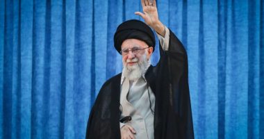 (FILES) A handout picture provided by the Iranian supreme leader Ayatollah Ali Khamenei's office shows him waving during a ceremony on the occasion of 36rd death anniversary of Ayatollah Ruhollah Khomeini, in Tehran on June 4, 2025. Israeli Prime Minister Benjamin Netanyahu told ABC News in an interview on June 16 that assassinating Iran's supreme leader would "end the conflict" between the two arch-foes. His comments were made when asked about reports that US President Donald Trump vetoed an Israeli plan to kill Khamenei out of concern it would intensify the Iran-Israel showdown. (Photo by KHAMENEI.IR / AFP) / === RESTRICTED TO EDITORIAL USE - MANDATORY CREDIT "AFP PHOTO / HO / KHAMENEI.IR" - NO MARKETING NO ADVERTISING CAMPAIGNS - DISTRIBUTED AS A SERVICE TO CLIENTS === (Photo by -/KHAMENEI.IR/AFP via Getty Images)