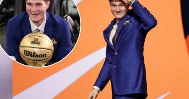UConn star Liam McNeeley taken at No. 29 in NBA Draft