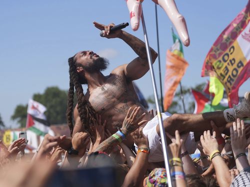 UK police reviewing rapper's anti-Israel comments at Glastonbury Festival