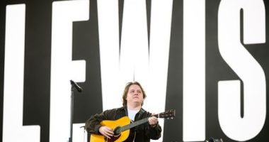 Uï»¿K Singer Lewis Capaldi has made an emotional return to the iconic Glastonbury Music festival after taking two years off due to his struggle with tourettes syndrome.