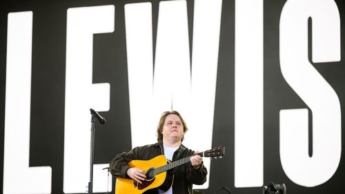 Uï»¿K Singer Lewis Capaldi has made an emotional return to the iconic Glastonbury Music festival after taking two years off due to his struggle with tourettes syndrome.