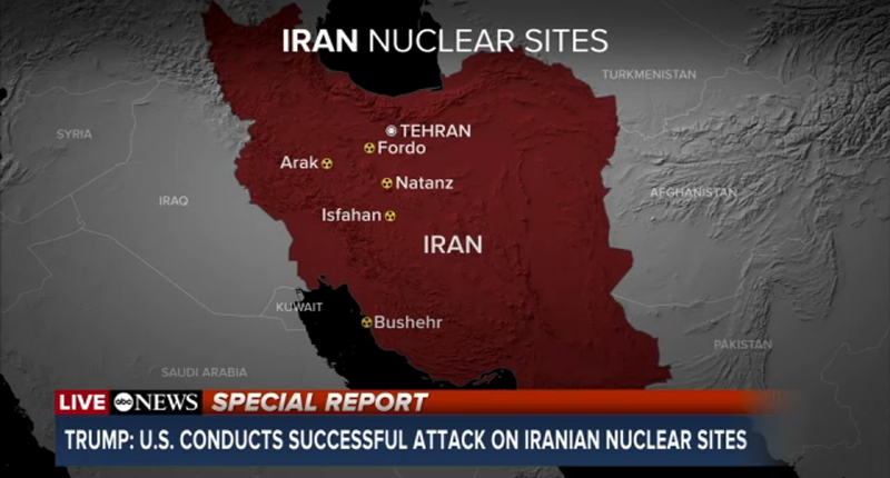 US Iran strikes live updates: US airstrikes in Iran hit 3 nuclear sites, Donald Trump says, joining Israeli air campaign