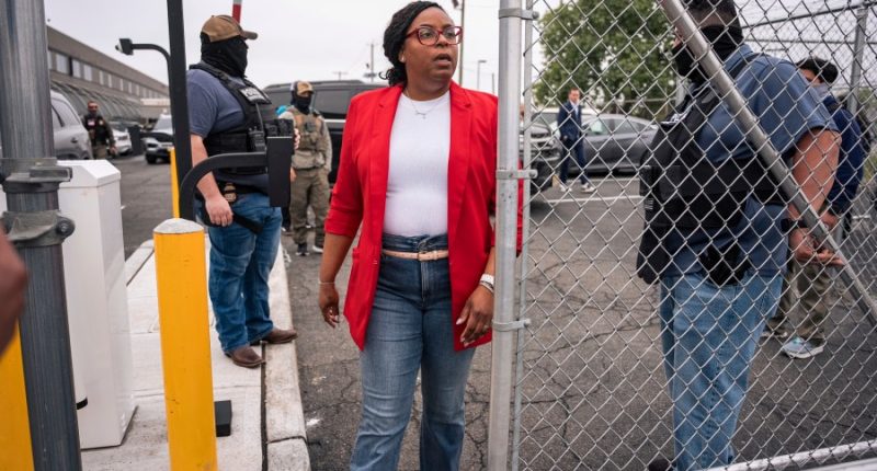 US Rep. LaMonica McIver pleads not guilty to assault charges stemming from immigration center visit