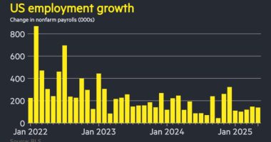 US economy added 139,000 jobs in May as labour market weakens