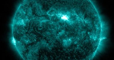 A powerful solar flare erupted from the sun on Tuesday, prompting warnings from NASA about potential blackouts and communication disruptions