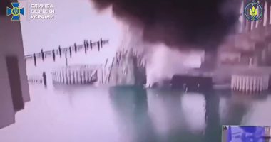 Ukraine attacks Putin's prized Kerch bridge to Crimea