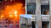 Ukraine says Russia launched the biggest aerial attack since the start of the war