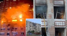 Ukraine says Russia launched the biggest aerial attack since the start of the war