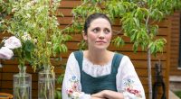 Portrait of Olia Hercules, a Ukrainian/British chef and author.
