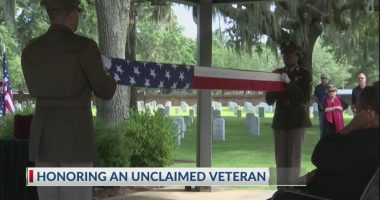 Unclaimed Vietnam veteran honored in Beaufort farewell