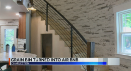 Unique grain bin in Charleston ready to be rented