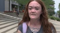Woman interviewed about SNAP benefit theft.