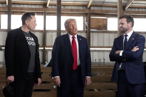 Elon Musk, Donald Trump, JD Vance
