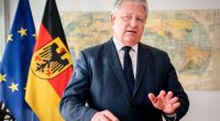 Bruno Kahl, President of the German Federal Intelligence Service, being interviewed.