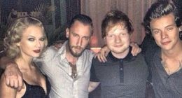 We thought he was trouble? Taylor Swift shocks fans as she poses with ex Harry Styles in group Twitter photo at MTV VMAs after-party