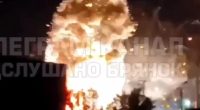 A major explosion and fire with secondary detonations at Bryansk airfield led to speculation by Russian war channels that a new Western missiles was used, with some claims of a German-supplied Taurus.