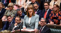 Rachel Reeves presenting her Spending Review to Parliament.