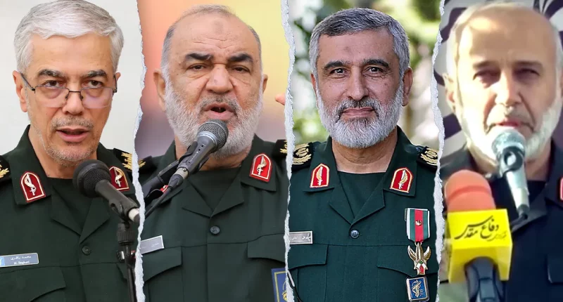 Who were the top Iranian generals killed in Israeli strikes?