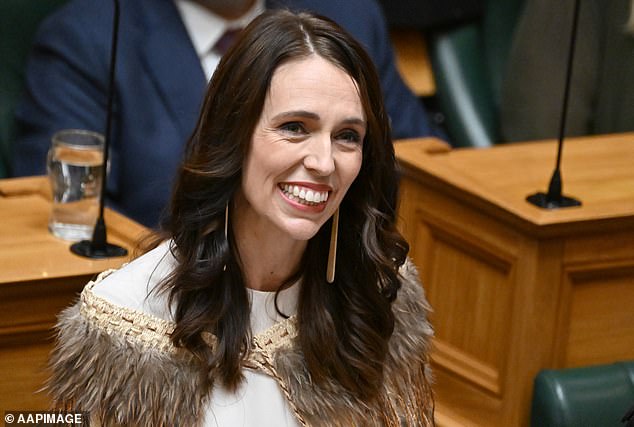 Jacinda Ardern (pictured) released her memoir 'A Different Kind of Power' on Tuesday