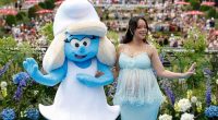 Why is Rihanna in Belgium this weekend? Hint: Smurfs