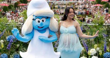 Why is Rihanna in Belgium this weekend? Hint: Smurfs