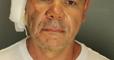 Mugshot of Mohamed Sabry Soliman after arrest.