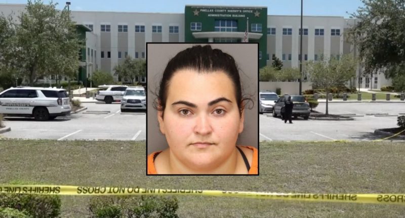 Woman shoots dad during police station custody swap: Cops