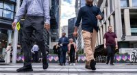 Pedestrians in the Sydney CBD.