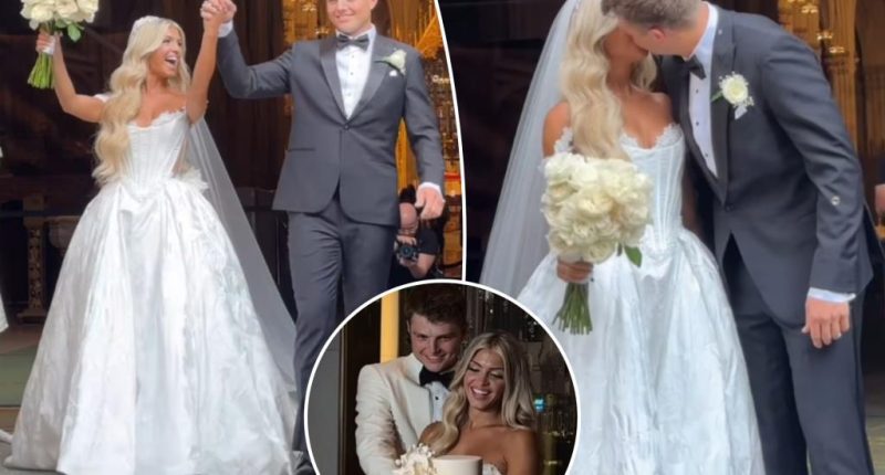 Zach Wilson, wife Nicolette get married in lavish NYC wedding