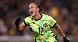 Australia 4-1 Argentina: Tom Sermanni signs off in style as an Amy Sayer double sees Matildas seal dominant victory