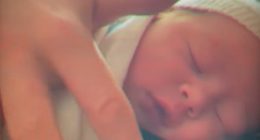 A photo shared by Meghan Markle of her daughter Princess Lilibet as a baby (pictured) bears a striking resemblance to a picture of herself at the same age