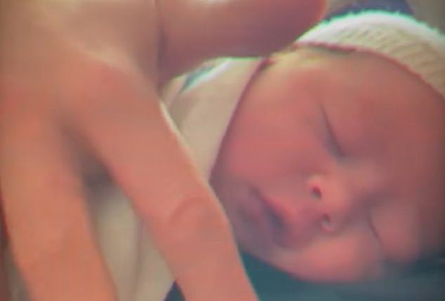 A photo shared by Meghan Markle of her daughter Princess Lilibet as a baby (pictured) bears a striking resemblance to a picture of herself at the same age