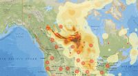 Canadian wildfire smoke wafts across US as horrifying map reveals where air quality may turn deadly