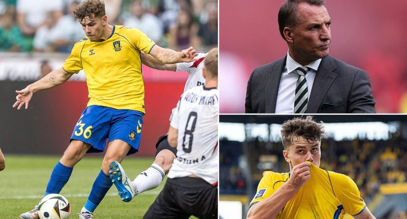 Celtic's hopes of landing top transfer target Kvistgaarden fade as West Ham and Eintracht Frankfurt enter race for free-scoring Danish forward